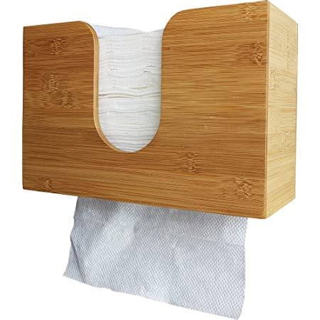 Amazon Bamboo Paper Towel Dispenser For Bathroom And Kitchen