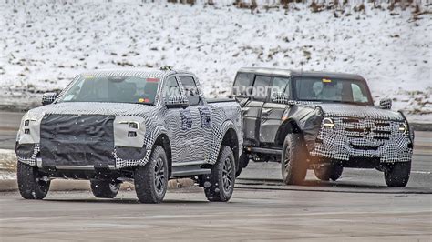 2023 Ford Ranger Raptor spy shots: Mid-size performance truck coming ...