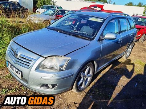 Toyota Avensis M Dalys Skelbimas Autogidas