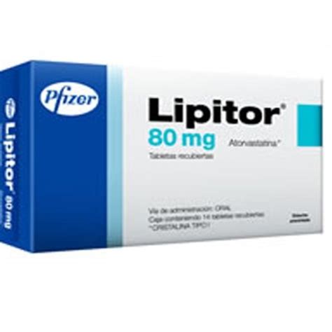 Lipitor 80 Mg 30 Comp — Farmacia El Túnel