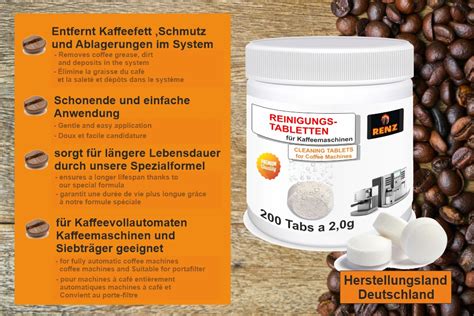 25 Reinigungstabletten a 2g für Kaffeevollautomaten und Siebträger