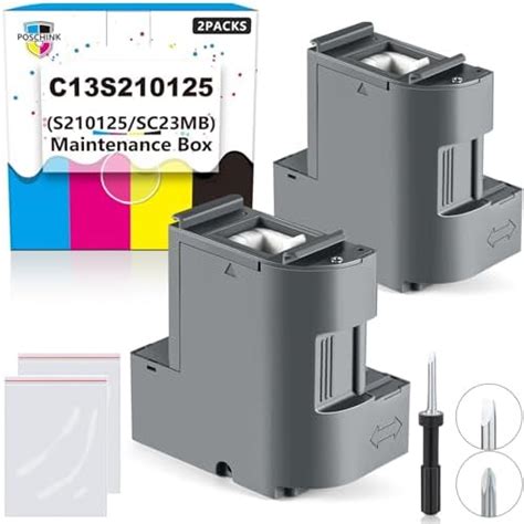 Amazon C13S210125 S210125 Caja De Mantenimiento Para Epson