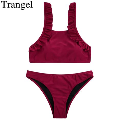 Aliexpress Buy Trangel Sexy Brazilian Bikinis Set Women Swimwear