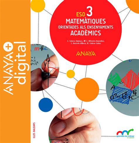 Matem Tiques Orientades Als Ensenyaments Acad Mics Eso Anaya