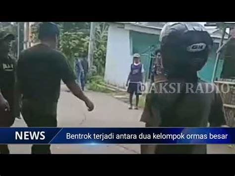 Tiga Orang Terkapar Akibat Bentrok Dua Kelompok Ormas Youtube