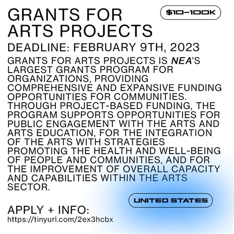 Grants For Arts Projects | National Endowment for the Arts ...