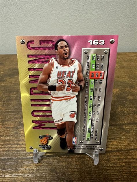 Fleer Metal Alonzo Mourning Miami Heat Ebay