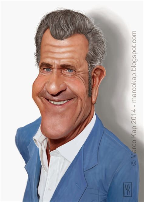 Caricatures by Marco Kap : Caricature of Mel Gibson | Personajes ...