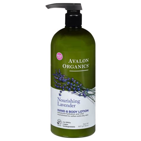 Avalon Organics Hand And Body Lotion Lavender 32 Fl Oz Vitacost