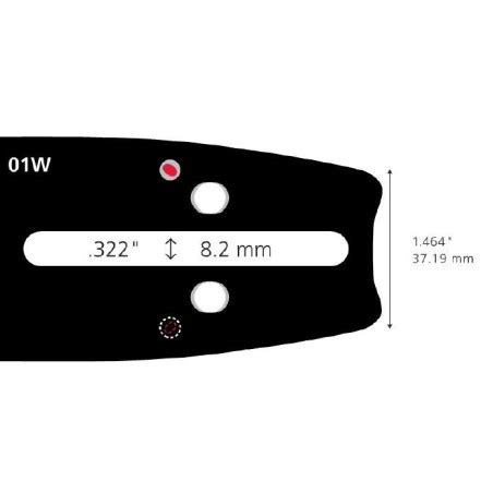 1610WK266SP Guide Chaine De Tronconneuse CARLTON 40cm 325 1 5mm