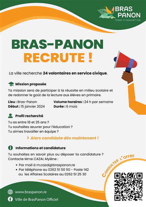 Bras Panon Recrute Ville De Bras Panon