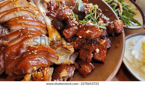 Korean Food Pigs Feet Jokbal Stock Photo 2270653723 | Shutterstock