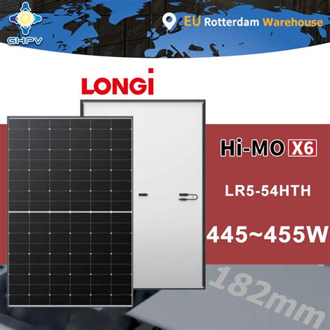 Longi Hi Mo X6 Lr5 54hth Scientists Panel Solar Monocristalino 445W