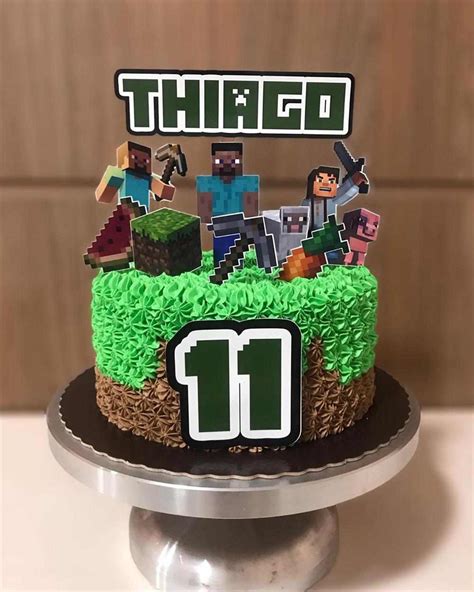 Bolo Do Minecraft Fotos E Dicas Para Festa Infantil