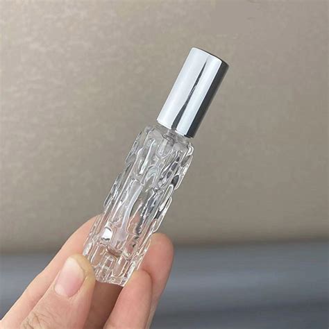 Rose Gold Aluminum Nozzle Refillable Perfume Atomizer 10ml Portable Oil Spray Bottle For Travel