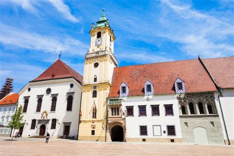 Bratislava Old Town Hall editorial stock image. Image of hlavne - 99148084