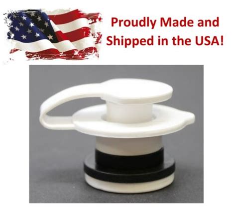 White Standard Cooler Drain Plug Assembly For Coleman Coolers 1