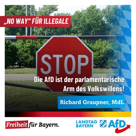 Richard Graupner No Way für Illegale AfD ist der