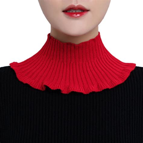 Hgycpp Fake Turtleneck Dickey Detachable Neckwarmer Half Top Mock