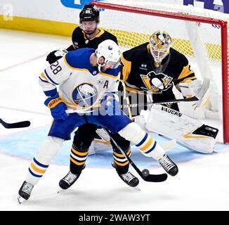 Buffalo Sabres Ukko Pekka Luukkonen Plays During An NHL Hockey Game