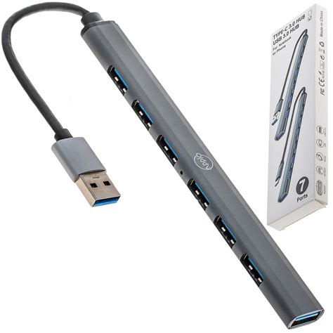 Hub Usb 3 0 Rozgałęźnik Rozdzielacz Portów Slim 7X APPIO Sklep