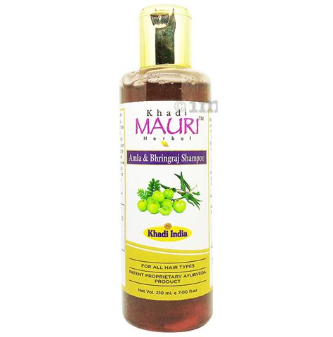 Khadi Mauri Herbal Amla Bhringraj Shampoo 210ml Each Buy Bottle Of 1