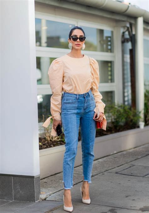 How to Wear High-Waist Jeans | POPSUGAR Fashion