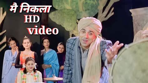 मैं निकला गड्डी लेके 🌹full Hd Video Sunny Deol Gadar Movie Song Main