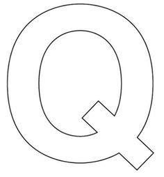 Printable Letter Q Template Alphabet Letter Q Templates Are Perfect