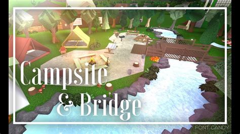 Bloxburg Campsite Bridge Speedbuild YouTube