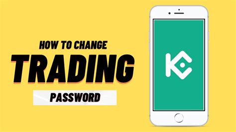 How To Change Trading Password On Kucoin Youtube