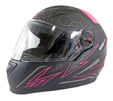 Capacete Fw3 Gt2 Preto Rosa Fosco Parcelamento Sem Juros