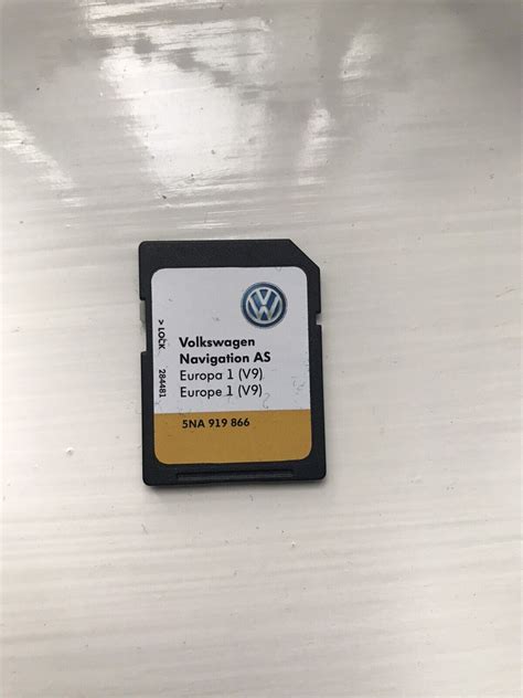 Genuine Volkswagen V Satellite Navigation Sat Nav Sd Card Na