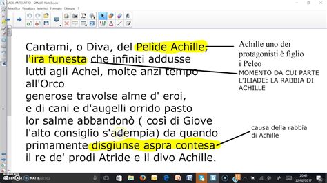 Il Proemio Dell Iliade Youtube