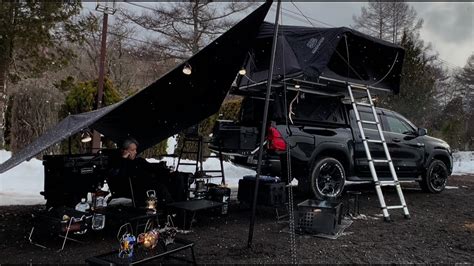 Souride Camp Channel The 508 Hilux ハイラックス Ikamper Skycamp30 ＋ ムササビタープ