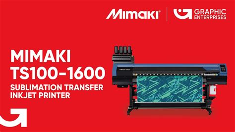 Mimaki Ts Sublimation Transfer Inkjet Printer Youtube