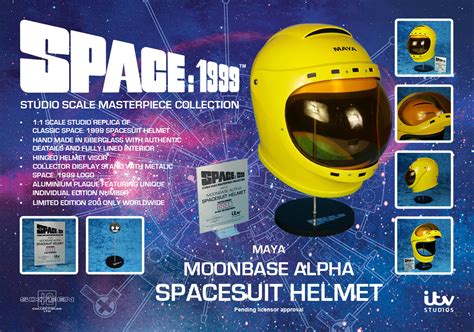 Space 1999 - MAYA MOONBASE ALPHA SPACESUIT HELMET - FabGearUSA