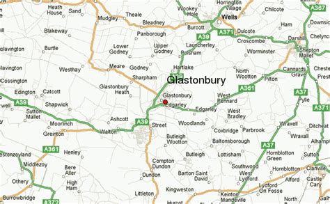 Glastonbury Town Map