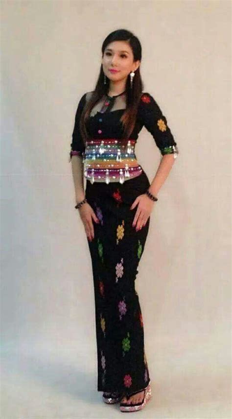 Kachin Dress Myanmar Traditional Dress Traditional Dresses Oriental Dress Fashion Design