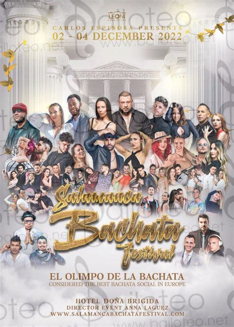 Salamanca Bachata Festival Del 2 Al 4 De Diciembre 2022 Bailoteo