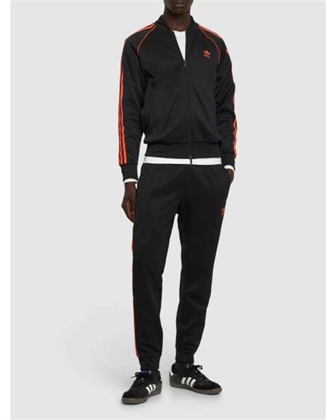 Adidas Originals 3 Stripes Track Top In Black For Men Lyst