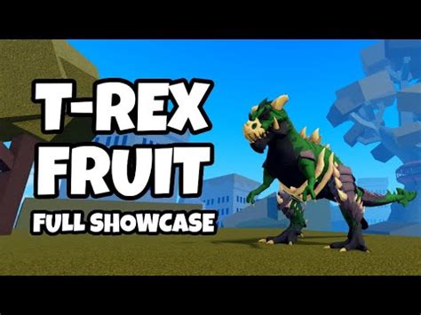 T Rex Fruit FULL Showcase Blox Fruits YouTube