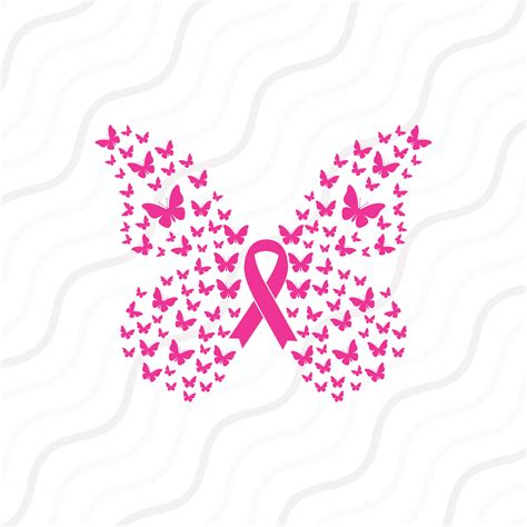 Cancer Butterfly Svg