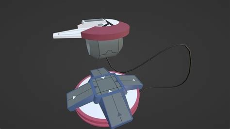 3D model Duel Disk 1 prototype yugioh VR / AR / low-poly | CGTrader