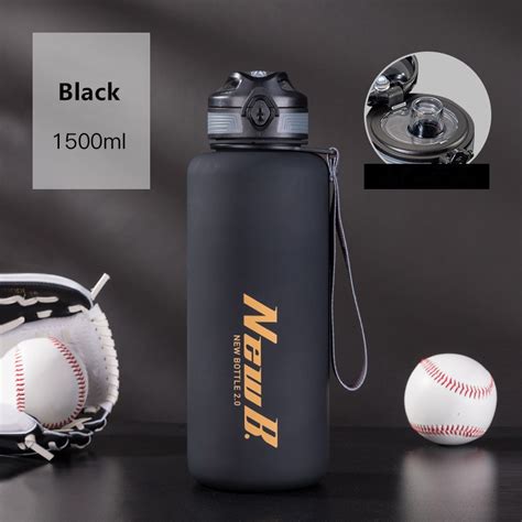 650ml 1000ml 1500ml High Quality Tritan Material Sport Water Bottle BPA