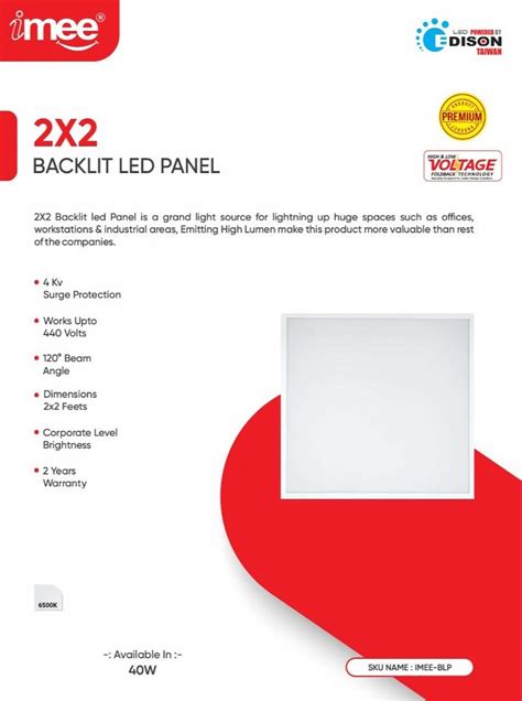 15W Backlit Led Panel, For Home at Rs 1685/piece in Gorakhpur | ID: 27094958648