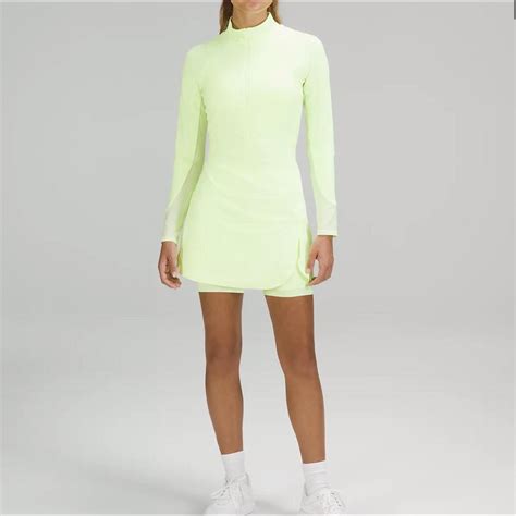 lululemon tennis dress in nulux brand new with... - Depop