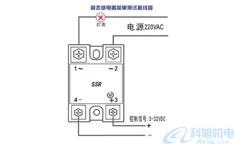 固态继电器的作用和实物接线图 科旭商城