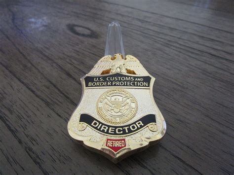 Obsolete Blackinton CBP Border Patrol Director Retired Badge #37Q Hsi, Border Patrol, Challenge ...