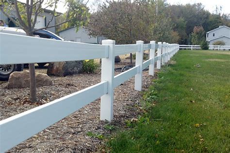 400' of 2 Rail Vinyl Horse Fence | gardnerfence